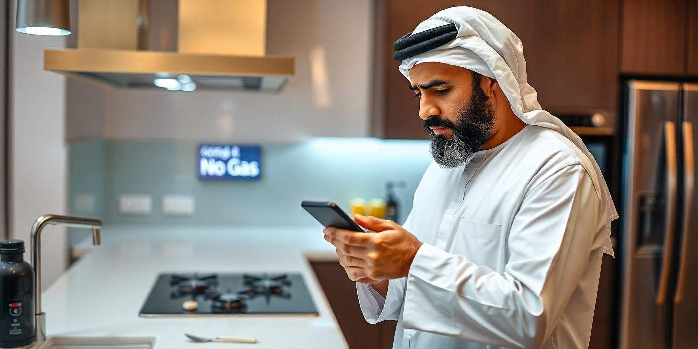 A abu dhabi man looking for Central Gas Connection in Abu Dhabi.