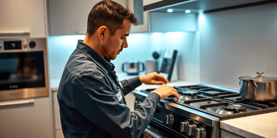 Contact Al Raiyan Repair Shop today for professional gas range repair in Abu Dhabi.